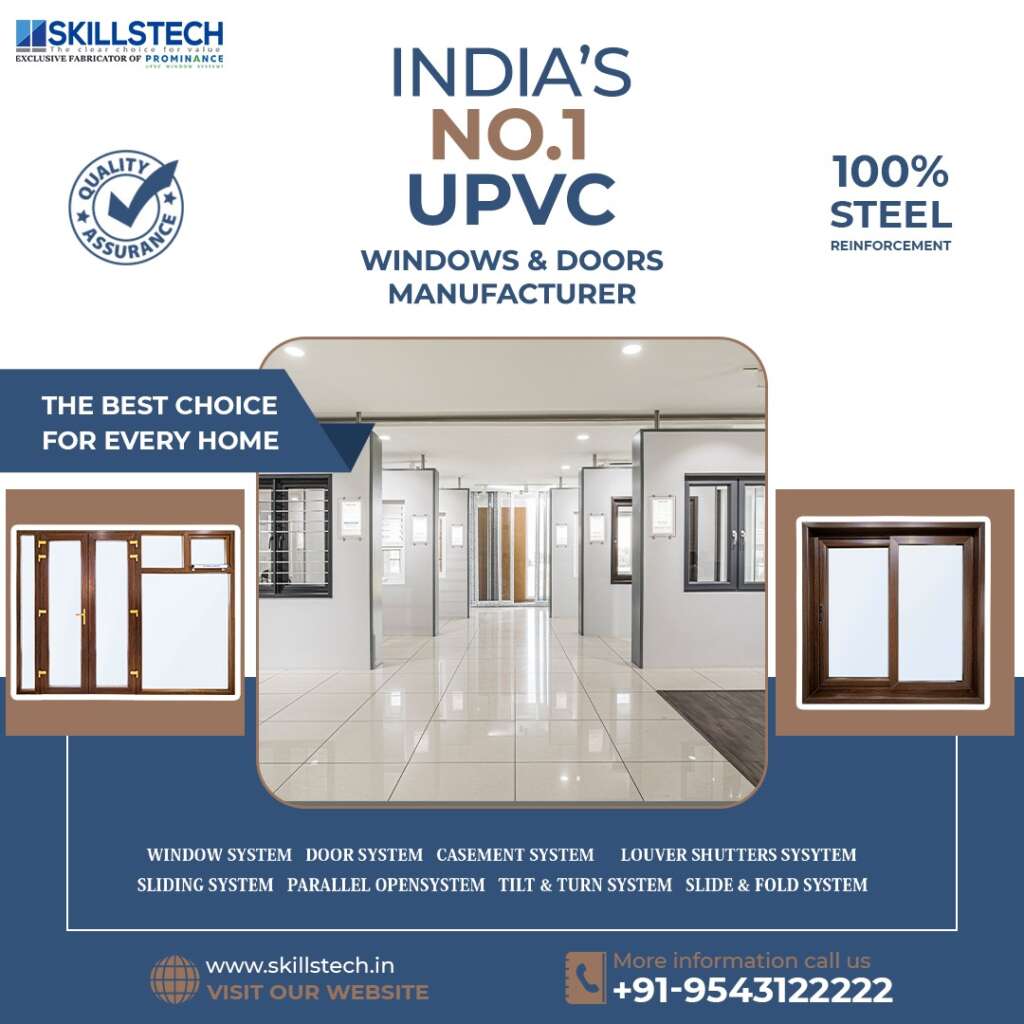 uPVC Windows -SkillsTech Building Solutions Coimbatore, How to choose Best Exterior Door Trim